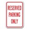 Signmission Reserved Parking Sign 12inx18in Heavy Gauge Alum Signs, 18" L, 12" H, A-1218 Tenant Parking - Re P O A-1218 Tenant Parking - Re P O - alternate 1